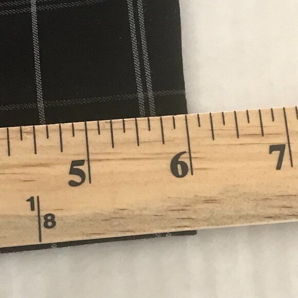 NWOT - A New Day Black Orange Green Houndstooth Pull On Straight Leg Pants - Picture 14 of 16